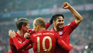 30.03.13: Claudio Pizarro (FC Bayern München) gegen Hamburger SV