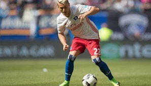 Matthias Ostrzolek beendete die Saison beim Hamburger SV mit 24 Einsätzen