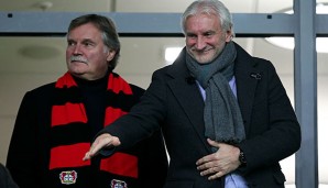 Rudi Völler und Michael Schade bleiben bei Leverkusen