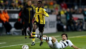 Platz 1: Ousmane Dembélé (Borussia Dortmund) - 103 erfolgreiche Dribblings / 213 Dribblings insgesamt