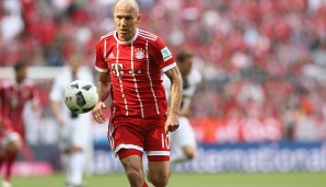 Platz 5: Arjen Robben (Bayern München) – 67 erfolgreiche Dribblings / 125 Dribblings insgesamt