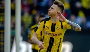 Platz 18: Marco Reus (Borussia Dortmund) - 169,86 Minuten pro Tor (7 Tore)