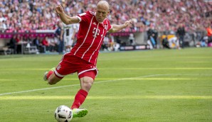 Arjen Robben – 1,5 – Der personizierte Siegeswille, sein patentierter Robben-Trick funktioniert noch immer, im Pokalhalbfinale jedoch ineffizient