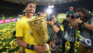 Nach zwei Superpokalsiegen und einem Gewinn des französischen Ligapokals ist der DFB-Pokal der größte Titel in Aubameyangs Laufbahn