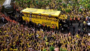 2. Platz: Borussia Dortmund, 14,1 Prozent (- 1,2 Prozent im Vergleich zum Vorjahr)