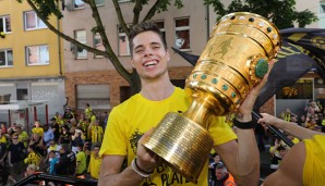 Julian Weigl konnte mit Borussia Dortmund den DFB-Pokal gewinnen