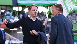 Die neuen starken Männer beim VfL Wolfsburg: Sportdirektor Olaf Rebbe (l.) und Trainer Andries Jonker