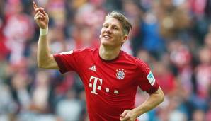 Platz 19: Bastian Schweinsteiger (FC Bayern München) - Bundesliga-Spiele: 342, Siege: 222, Siegquote: 64,9%