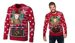 "Schäbbisch, aber oho!" ist das Motto des Kölner Ugly Christmas Sweaters. Immerhin Timo Horn scheint er zu gefallen