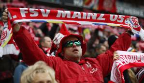 Platz 16: Mainz 05 - Spielanteil Legionäre: 53,6% - Tore: 9:16 - Punkte: 21.