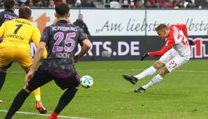 Platz 2: u.a. Alfred Finnbogason (FC Augsburg) - 33,3 Prozent bei 11 Toren.