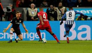 Platz 2: u.a. Salomon Kalou (Hertha BSC) - 33,3 Prozent bei 11 Toren.