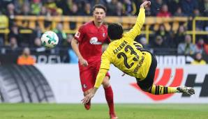 Platz 6: Shinji Kagawa (Borussia Dortmund) - 29,4 Prozent bei 5 Toren.
