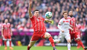 Robert Lewandowski (FC Bayern München): War von der überforderten Defensive der Hamburger nicht in den Griff zu kriegen. Scheiterte nach seinem Doppelpack aus dem Spiel heraus erst noch vom Punkt, ehe doch noch der 100. Ligatreffer für die Bayern gelang.
