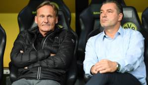 Wurden in dieser Saison kritischer beäugt: BVB-Geschäftsführer Hans-Joachim Watzke und Manager Michael Zorc.