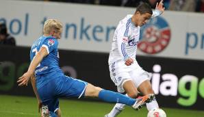 13 Gelbe Karten: Andreas Beck (TSG 1899 Hoffenheim), Saison 2011/2012.