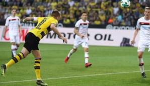 Marco Reus (Borussia Dortmund): Der Kapitän war auch der Anführer des BVB. Der erste Treffer wurde ihm aberkannt, dann verschoss er den Elfmeter, trotzdem blieb er immer gierig. Starker Laufweg und cooler Abschluss beim 2:0. Legte noch das 4:0 drauf.
