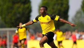 Youssoufa Moukoko von Borussia Dortmund ist mit 13 Jahren schon weit entwickelt.