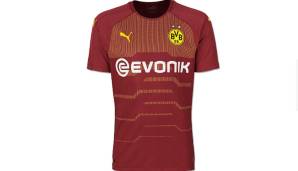 Das neue, weinrote Ausweich-Dress der Borussia erinnert an die Spielzeit 2007/2008.
