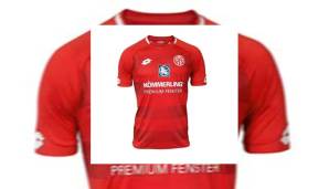 Der FSV Mainz 05 verzichtet auf großen Firlefanz: Heimtrikot rot...
