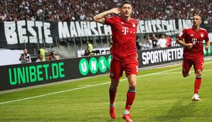 Robert Lewandowski hat den FC Bayern mit einem Doppelpack früh mit 2:0 in Führung gebracht.