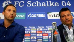 Christian Heidel und der FC Schalke 04 zweifeln nicht an Trainer Domenico Tedesco.
