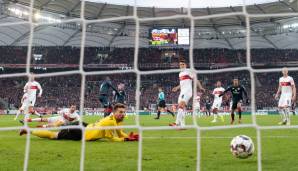 Platz 2: VfB Stuttgart - 2 Gegentore durch Konter.