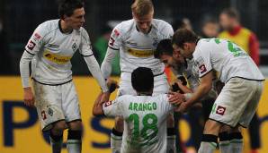 Platz 5: Borussia Mönchengladbach - 497 Punkte (140 Siege, 77 Unentschieden, 115 Niederlagen, Torverhältnis 501:449) in zehn Saisons.