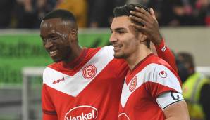 Dodi Lukebakio (14 Tore) und Kaan Ayhan: Sollen beide mit ihren starken Auftritten bei der Fortuna das Schalker Interesse geweckt haben. Für Ayhan (Vertrag bis 2021) wäre es eine Rückkehr an die alte Wirkungsstätte.