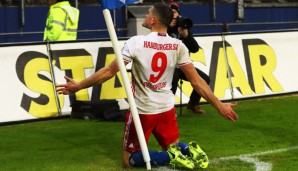 Kyriakos Papadopoulos schoss den Hamburger SV gegen Bayer Leverkusen zum Sieg