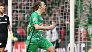 Max Kruse hat in den letzten 13 Bundesliga-Spielen sieben Treffer für Werder erzielt