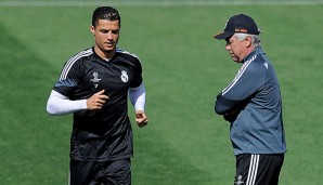 Carlo Ancelotti trainierte bei Real Madrid Cristiano Ronaldo