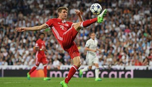 Thomas Müller im Spiel gegen Real Madrid