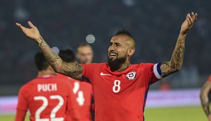 Arturo Vidal nimmt mit Chile am Confed-Cup in Russland teil