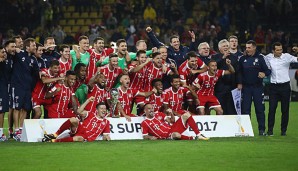 Der FC Bayern München gewann bereits den deutschen Supercup
