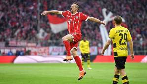 Das Trikot von Franck Ribery aus dem Spiel gegen Dortmund wurde für über 3.000 Euro versteigert.