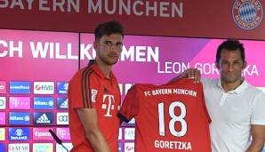 Leon Goretzka wurde offiziell beim FC Bayern vorgestellt.