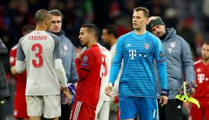 Manuel Neuer (32, Vertrag bis 2021): Verletzungspause, verkorkste WM, kleinere Unsicherheiten wie auch gegen Liverpool. Die Aura der Unbezwingbarkeit hat Neuer verloren – beim FC Bayern ist er als Kapitän aber weiterhin unumstritten. Zunächst.