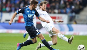 Andrej Kramaric erzielte das 1:0 für die TSG Hoffenheim gegen Darmstadt 98