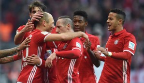 Arjen Robben und Franck Ribery überzeugten beim Spiel in Gladbach