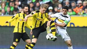 Borussia Mönchengladbach traf auf Borussia Dortmund