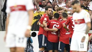 Der FC Bayern hat sich mit 3:0 beim VfB Stuttgart durchgesetzt.