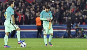 Lionel Messi und Luis Suarez machten gegen PSG keinen Stich