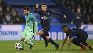 Lionel Messi und der FC Barcelona verloren das Hinspiel gegrn Paris Saint-Germain mit 0:4
