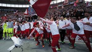 Mit dem 4:1-Sieg sicherte sich Leipzig am 32. Spieltag die direkte Qualifikation für die Champions League