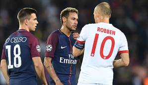 Arjen Robben stand gegen PSG nicht in der Startelf
