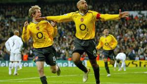 112 Einsätze: Thierry Henry (AS Monaco, FC Arsenal, FC Barcelona)
