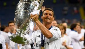 5 Titel: Cristiano Ronaldo (Portugal) mit Manchester United (2007/08) und Real Madrid (2013/14, 2015/16, 2016/17, 2017/18).