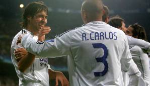 3 Titel: u.a. Raul (Spanien) und Roberto Carlos (Brasilien) mit Real Madrid (1997/98, 1999/00, 2001/02).