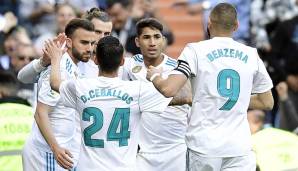 Real Madrid: Platz 3 in Spanien (75 Punkte, 92:42 Tore).
